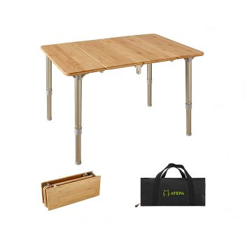 ATEPA 60x40cm camping table, 30kg with special storage bag 